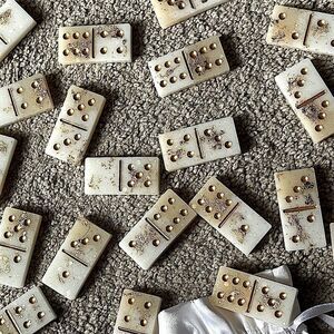 Custom Handmade Playable Resin Dominoes!